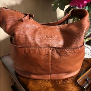 American Leather Co. Women's Brown Shoulder Bag